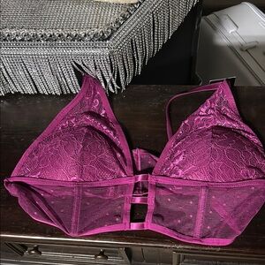Lace Bralette in Purple